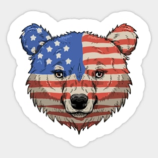 American bear Sticker